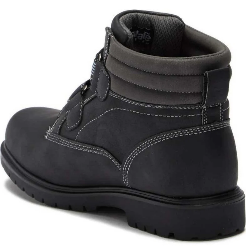 DEER STAGS Toddler Boy Marker Waterproof Boot in Black & Gray